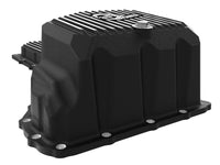 Pro Series Engine Oil Pan Black w/ Machined Fins GM Diesel Trucks 20-26 V8-6.6L (td) L5P aFe Power aFe Power