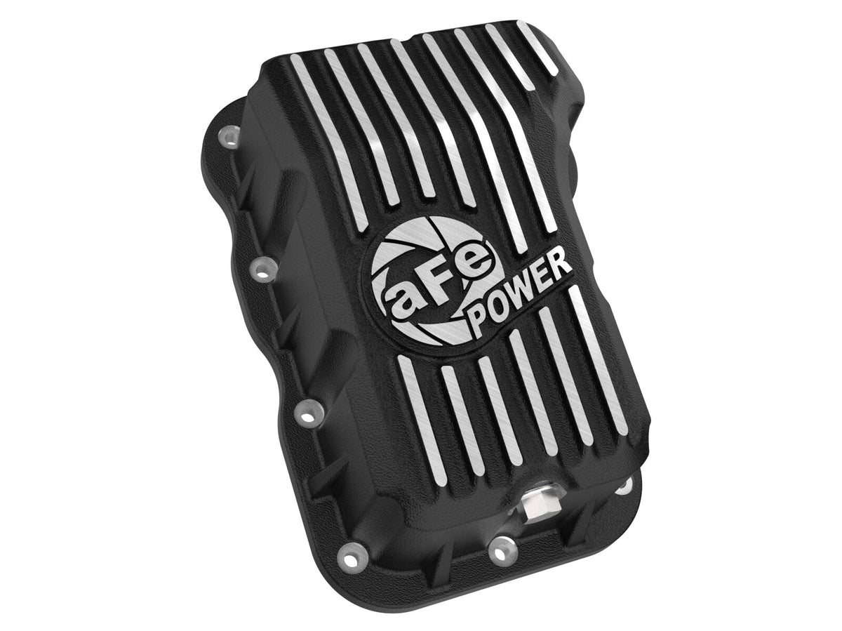 Pro Series Engine Oil Pan Black w/ Machined Fins Jeep Wrangler (Jl) 18-26 L4-2.0L (t) aFe Power aFe Power