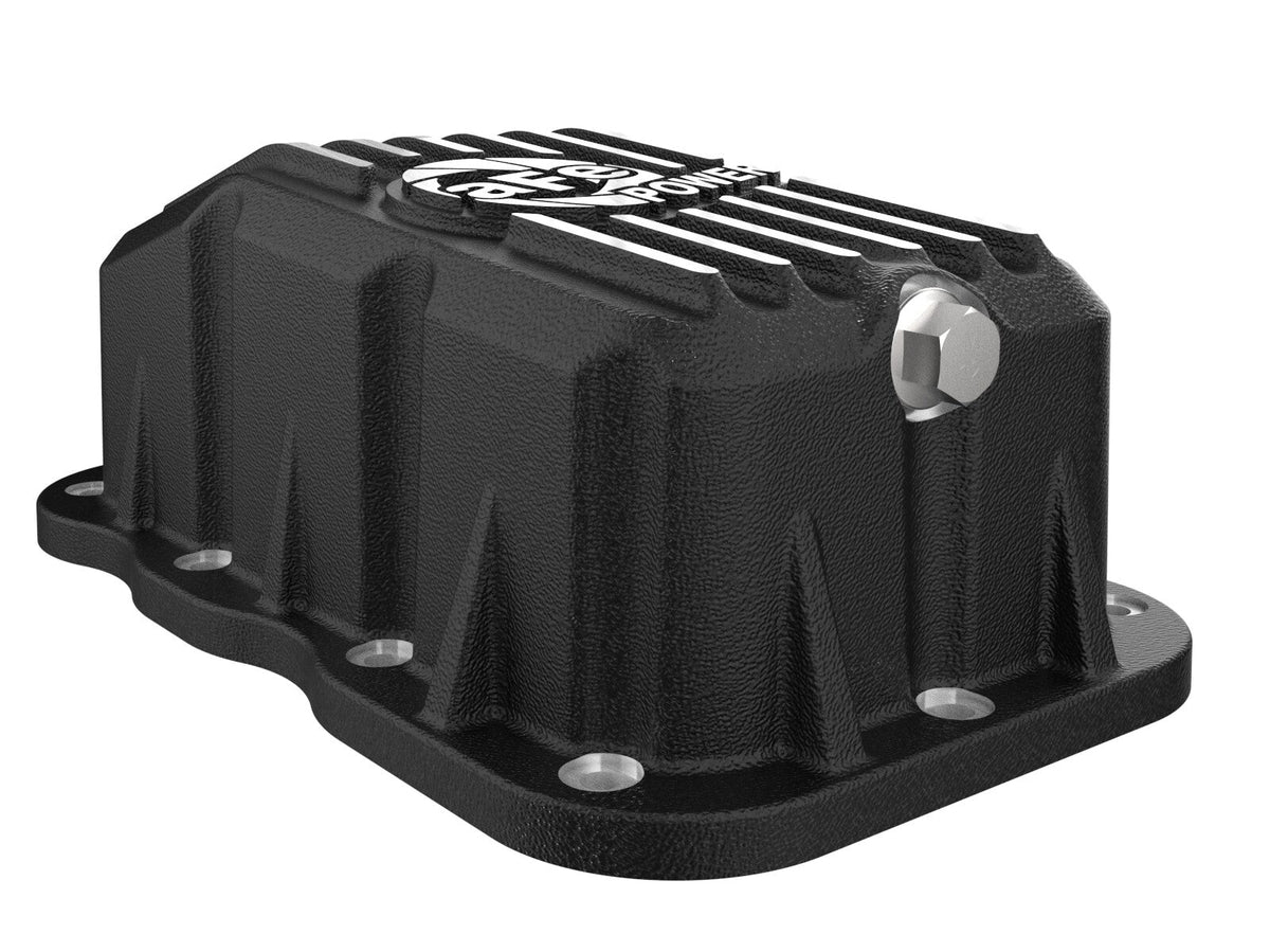 Pro Series Engine Oil Pan Black w/ Machined Fins Jeep Wrangler (Jl) 18-26 L4-2.0L (t) aFe Power aFe Power