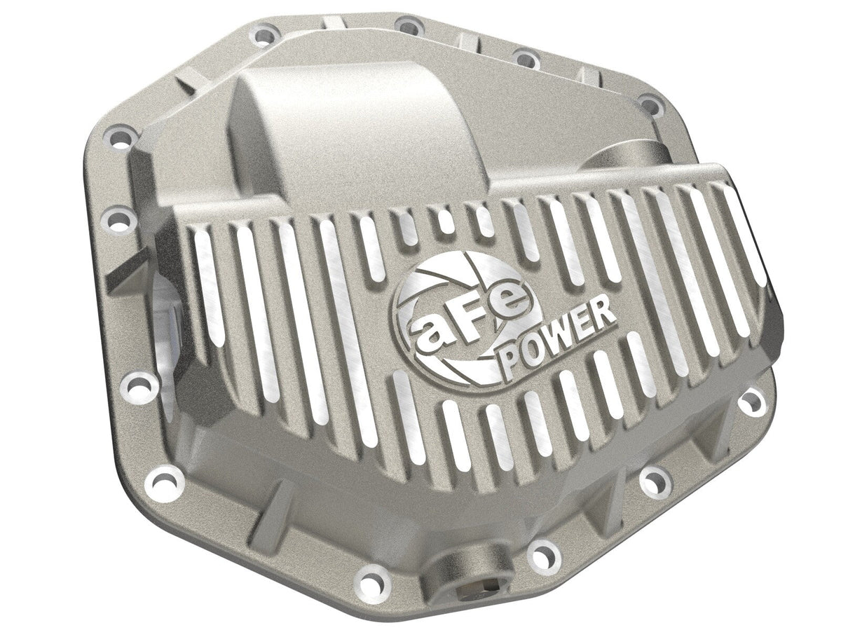 Street Series Rear Differential Cover Raw w/ Machined Fins Ford F-250/350 23-26 aFe Power aFe Power