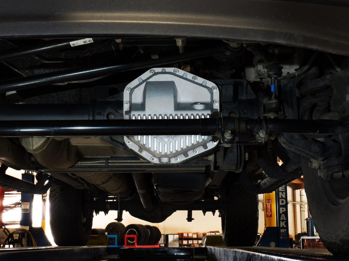 Street Series Rear Differential Cover Raw w/ Machined Fins Ford F-250/350 23-26 aFe Power aFe Power