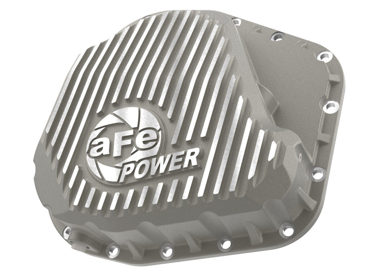 Street Series Rear Differential Cover Raw w/ Machined Fins Ford F-250/350 23-26 V8 (Sterling 11.6) aFe Power aFe Power