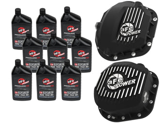 compare product Front & Rear Diff Guard Package w/ Oil Ford Diesel Trucks 17-22 V8 (Dana Super 60 & Sterling 10.5-12) aFe Power