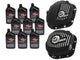Front & Rear Diff Guard Package w/ Oil Ford Diesel Trucks 17-22 V8 (Dana Super 60 & Sterling 10.5-12) aFe Power