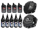 Front & Rear Diff Guard Package w/ Oil Ford Diesel Trucks 17-22 V8 (Dana Super 60 & Dana M275-14) aFe Power aFe Power