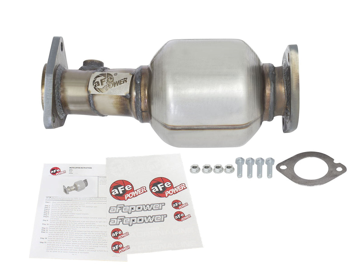 Direct Fit 409 Stainless Steel Catalytic Converter Left-Front Nissan Frontier 05-18/Pathfinder 05-12/Xterra 05-15 V6-4.0L aFe Power aFe Power