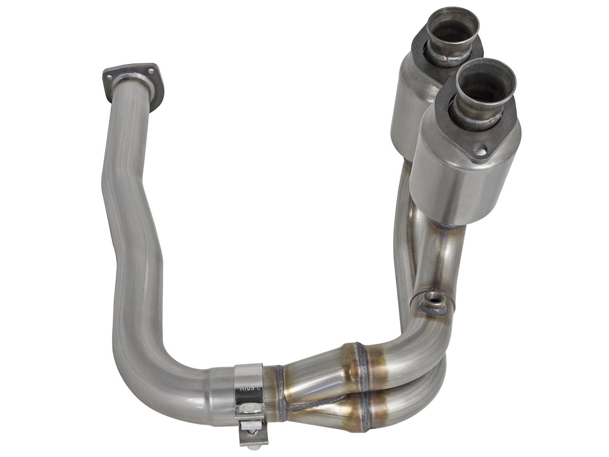 Direct Fit 409 Stainless Steel Front Catalytic Converter Jeep Wrangler (TJ) 00-03 L6-4.0L aFe Power aFe Power