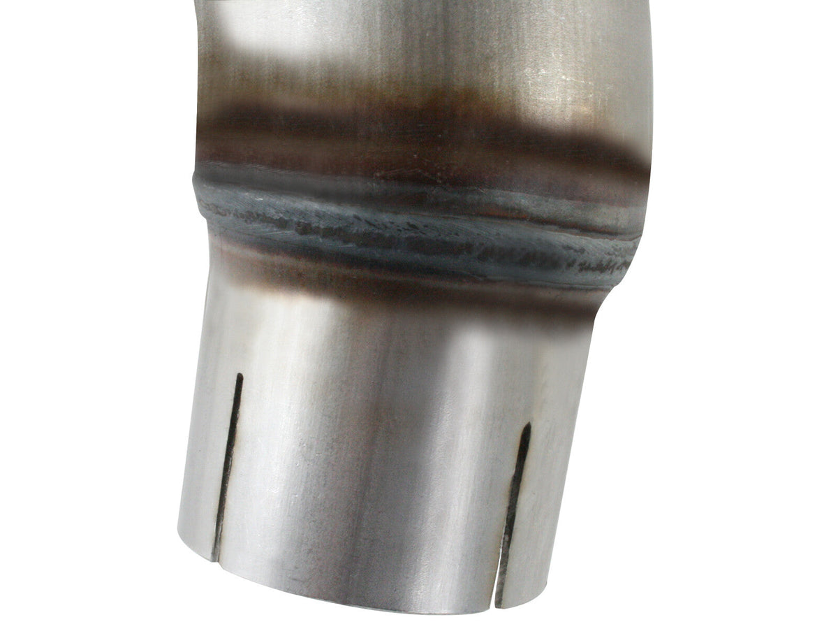 Twisted Steel 2-1/2 Inch Aluminized Steel Loop-Delete Downpipe Jeep Wrangler (JK) 12-18 V6-3.6L aFe Power aFe Power