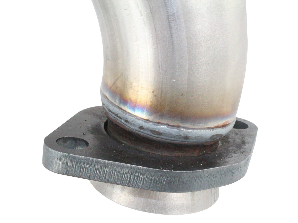 Twisted Steel 2-1/2 Inch Aluminized Steel Loop-Delete Downpipe Jeep Wrangler (JK) 12-18 V6-3.6L aFe Power aFe Power