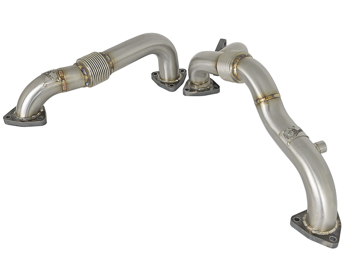 Twisted Steel Header Up-Pipe Ford Diesel Trucks 08-10 V8-6.4L (td) aFe Power aFe Power