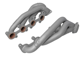 compare product Twisted Steel 1-5/8 Inch to 2-1/2 Inch 304 Stainless Headers w/ Titanium Coat Finish Ford F-150 15-26 V8-5.0L aFe Power