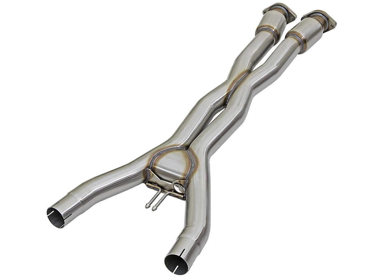 Twisted Steel X-Pipe 3 Inch 304 Stainless Steel w/ Cat Chevrolet Corvette (C7) & Z06 14-19 V8-6.2L/6.2L (sc) aFe Power aFe Power