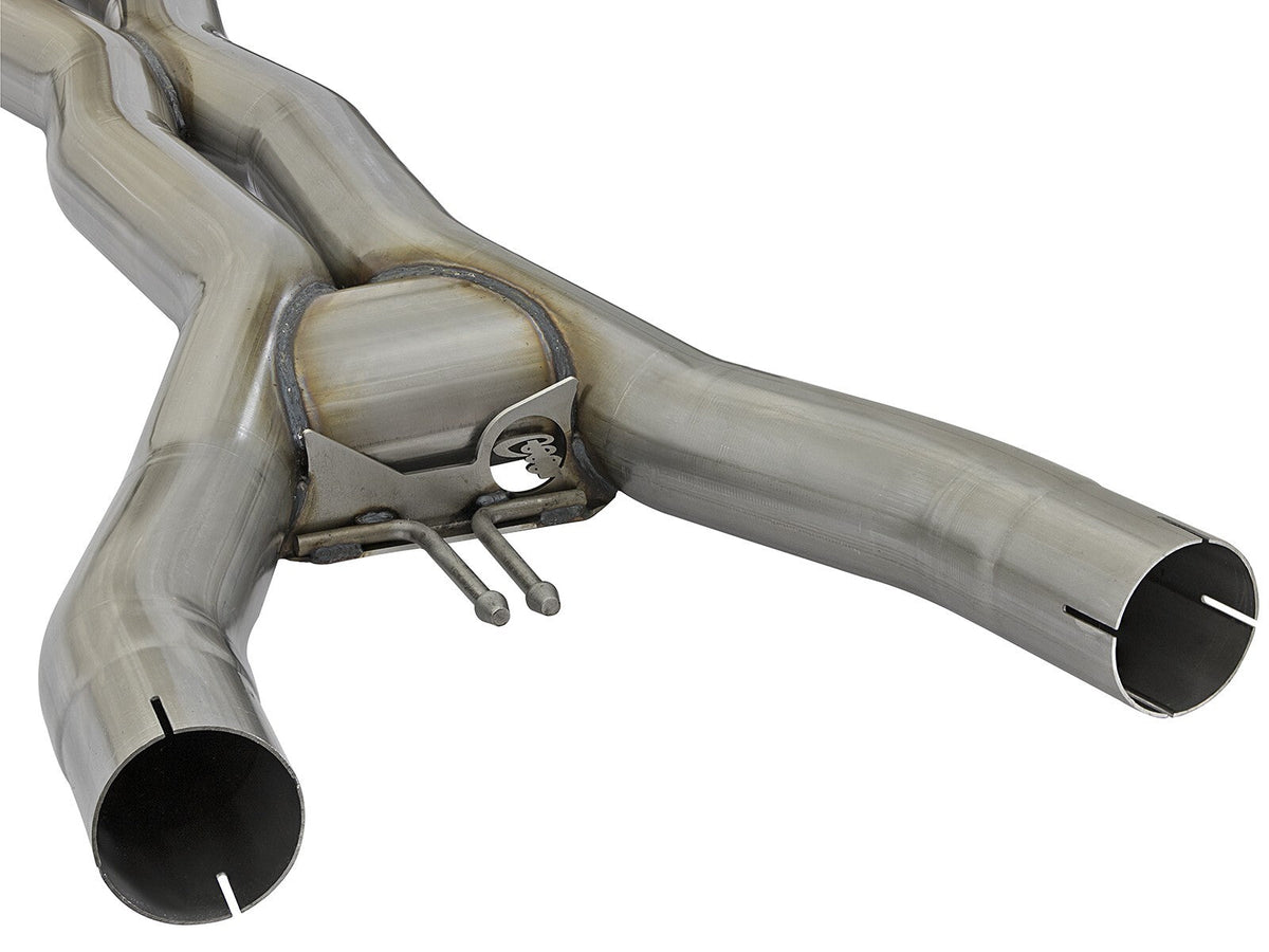 Twisted Steel X-Pipe 3 Inch 304 Stainless Steel w/ Cat Chevrolet Corvette (C7) & Z06 14-19 V8-6.2L/6.2L (sc) aFe Power aFe Power
