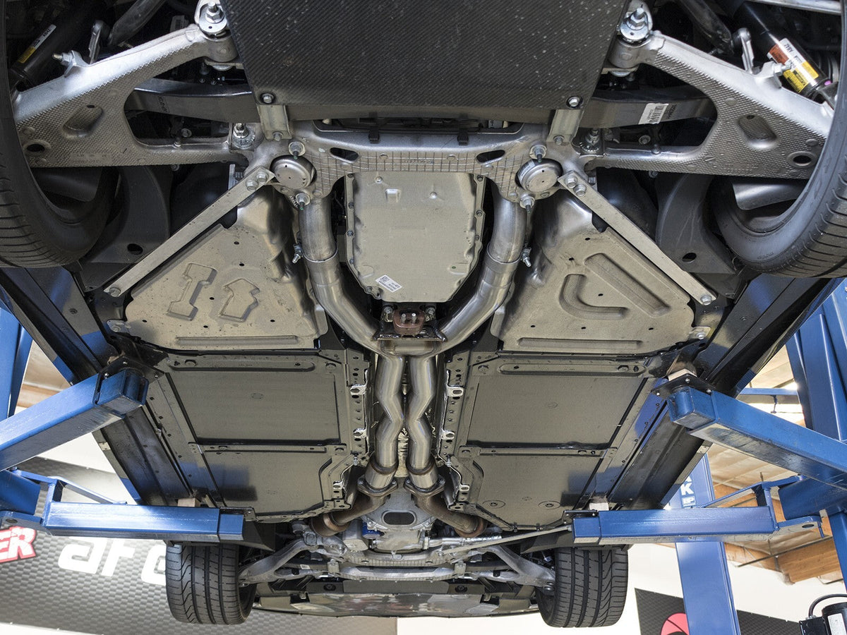 Twisted Steel X-Pipe 3 Inch 304 Stainless Steel w/ Cat Chevrolet Corvette (C7) & Z06 14-19 V8-6.2L/6.2L (sc) aFe Power aFe Power