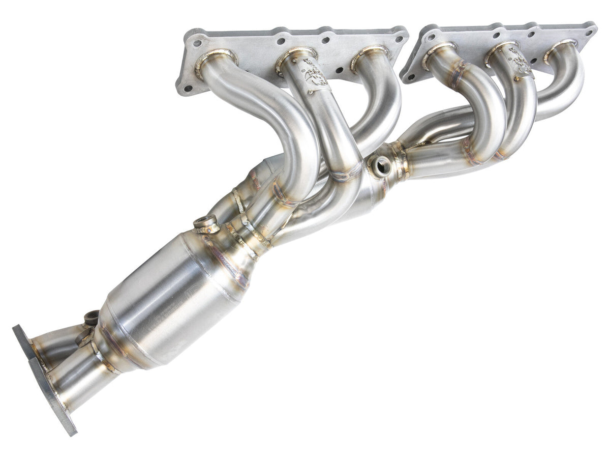 Twisted Steel Header 304 Stainless Steel w/ Cat BMW 128i (E82/88) 08-13 / 330i/335i/328i (E90/91/92/93) 06-13 L6-3.0L N51/N52/N53 aFe Power aFe Power