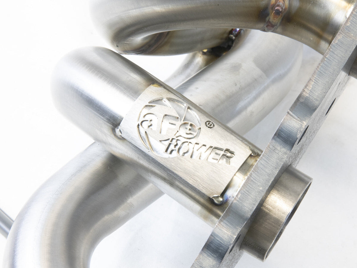 Twisted Steel Header 304 Stainless Steel w/ Cat BMW 128i (E82/88) 08-13 / 330i/335i/328i (E90/91/92/93) 06-13 L6-3.0L N51/N52/N53 aFe Power aFe Power