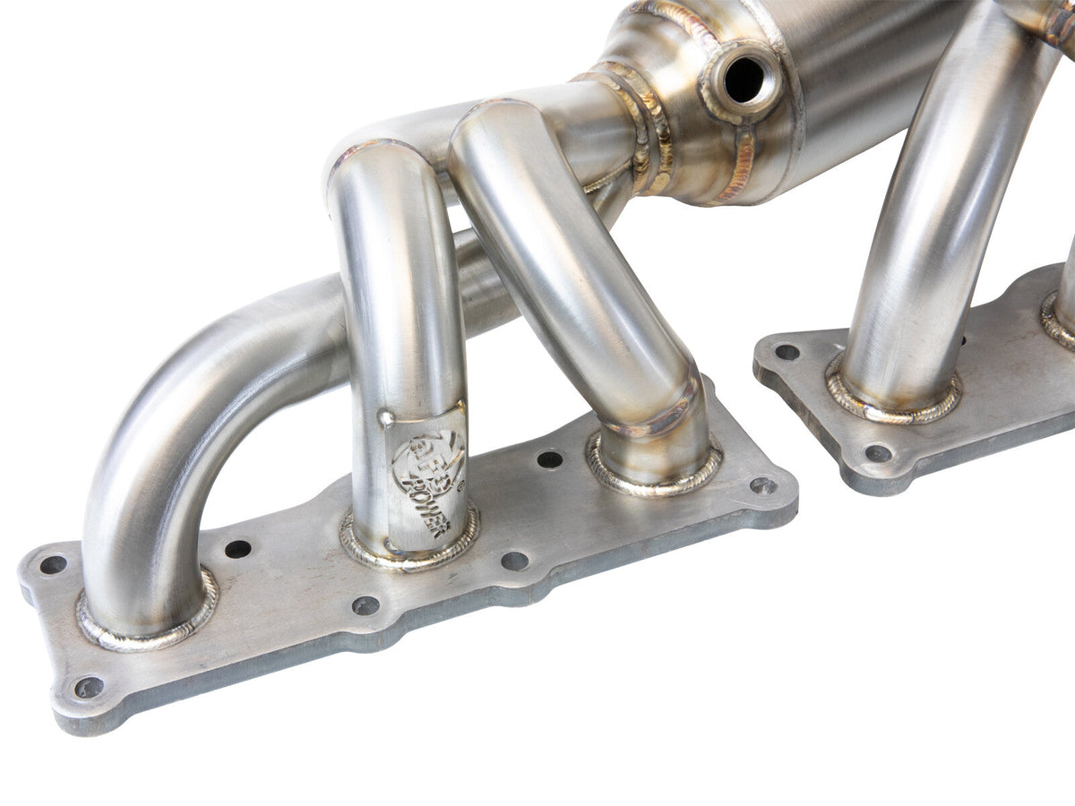Twisted Steel Header 304 Stainless Steel w/ Cat BMW 128i (E82/88) 08-13 / 330i/335i/328i (E90/91/92/93) 06-13 L6-3.0L N51/N52/N53 aFe Power aFe Power