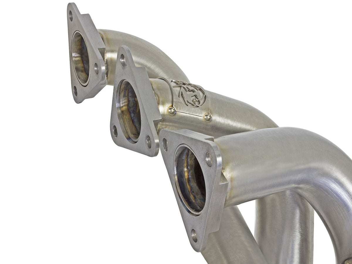 Twisted Steel Long Tube Header 304 Stainless Steel w/ Cat BMW M3 (E46) 01-06 L6-3.2L S54 aFe Power aFe Power