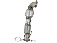 Twisted Steel Downpipe 2-1/2 Inch 304 Stainless Steel w/ Cat Hyundai Elantra 17-19 L4-1.6L (t) aFe Power aFe Power