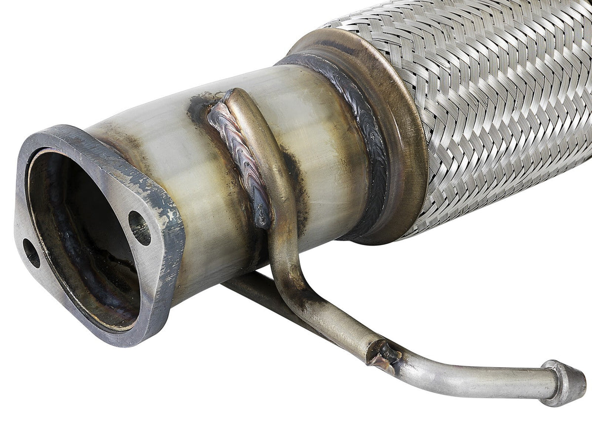 Twisted Steel Downpipe 2-1/2 Inch 304 Stainless Steel w/ Cat Hyundai Elantra 17-19 L4-1.6L (t) aFe Power aFe Power