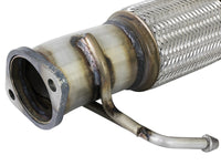 Twisted Steel Downpipe 2-1/2 Inch 304 Stainless Steel w/ Cat Hyundai Elantra 17-19 L4-1.6L (t) aFe Power aFe Power