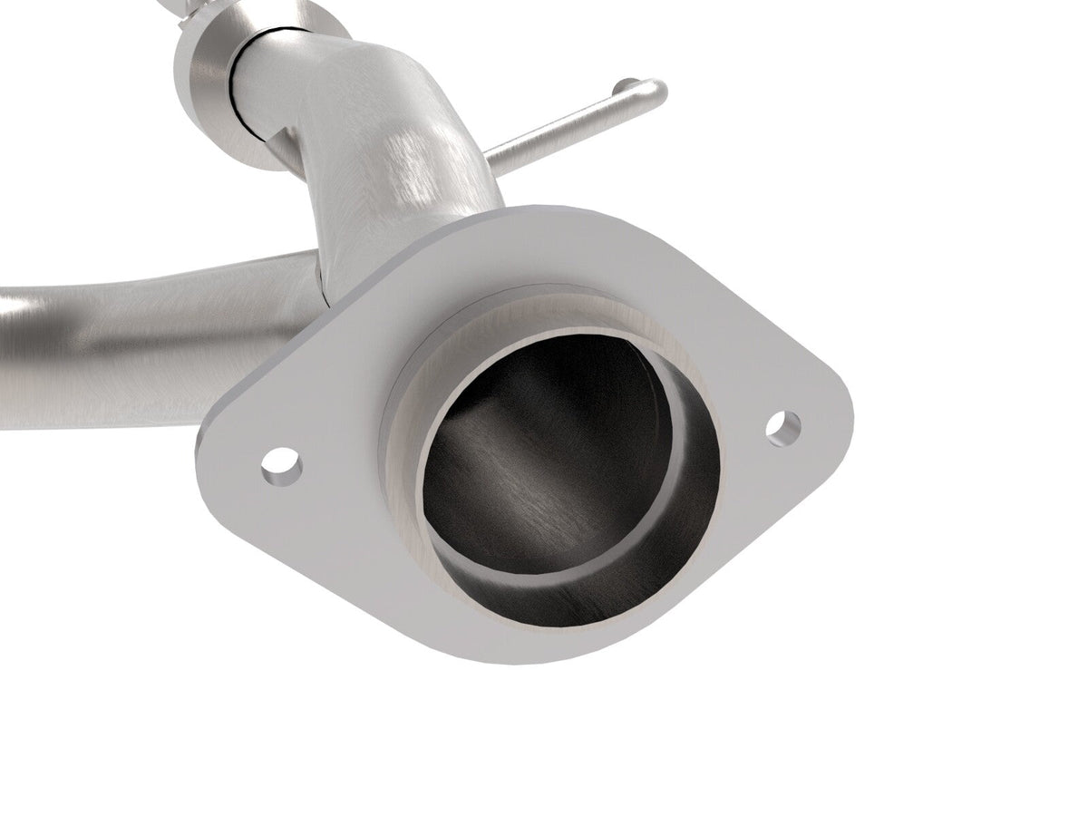 Twisted Steel Y-Pipe 2 to 3 Inch 409 Stainless Steel w/ Cat Toyota Tacoma 05-15 V6-4.0L aFe Power aFe Power