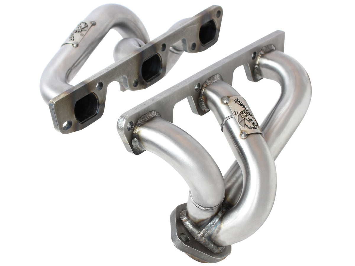 Twisted Steel 409 Stainless Steel Short Tube Header Jeep Wrangler (JK) 07-11 V6-3.8L w/ Gasket Or Seal aFe Power aFe Power