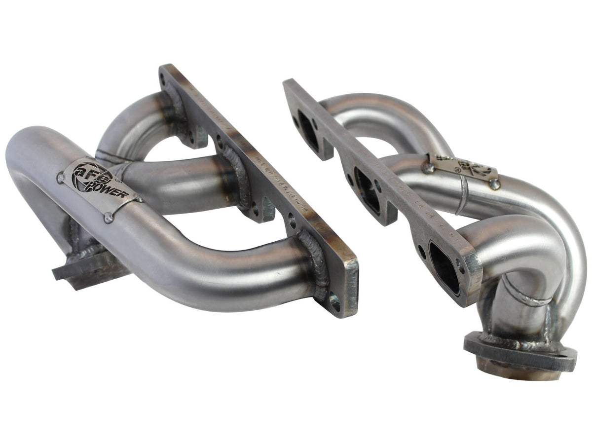 Twisted Steel 409 Stainless Steel Short Tube Header Jeep Wrangler (JK) 07-11 V6-3.8L w/ Gasket Or Seal aFe Power aFe Power
