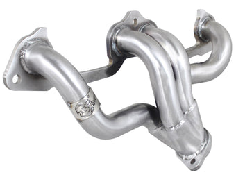 compare product Twisted Steel 409 Stainless Steel Short Tube Header Jeep Cherokee (XJ)/Wrangler (YJ/TJ) 91-02 L4-2.5L aFe Power