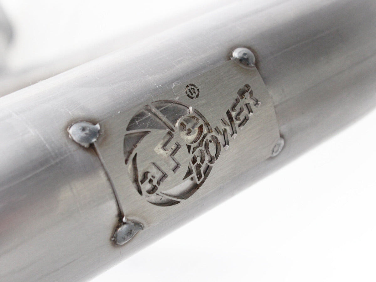 Twisted Steel 2 Inch to 2-1/2 Inch 409 Stainless Steel Street Series Y-Pipe Jeep Wrangler (JK) 12-18 V6-3.6L aFe Power aFe Power