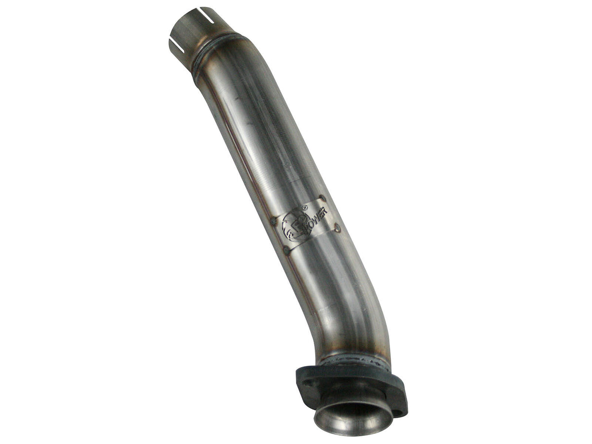 Twisted Steel 2-1/2 Inch 409 Stainless Steel Loop-Delete Downpipe Jeep Wrangler (JK) 12-18 V6-3.6L aFe Power aFe Power
