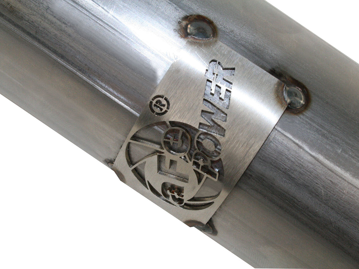 Twisted Steel 2-1/2 Inch 409 Stainless Steel Loop-Delete Downpipe Jeep Wrangler (JK) 12-18 V6-3.6L aFe Power aFe Power