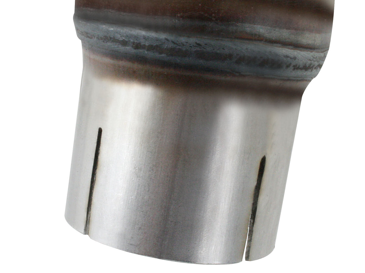 Twisted Steel 2-1/2 Inch 409 Stainless Steel Loop-Delete Downpipe Jeep Wrangler (JK) 12-18 V6-3.6L aFe Power aFe Power