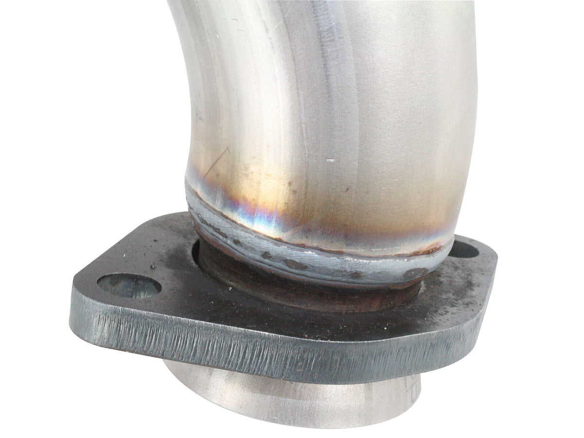 Twisted Steel 2-1/2 Inch 409 Stainless Steel Loop-Delete Downpipe Jeep Wrangler (JK) 12-18 V6-3.6L aFe Power aFe Power