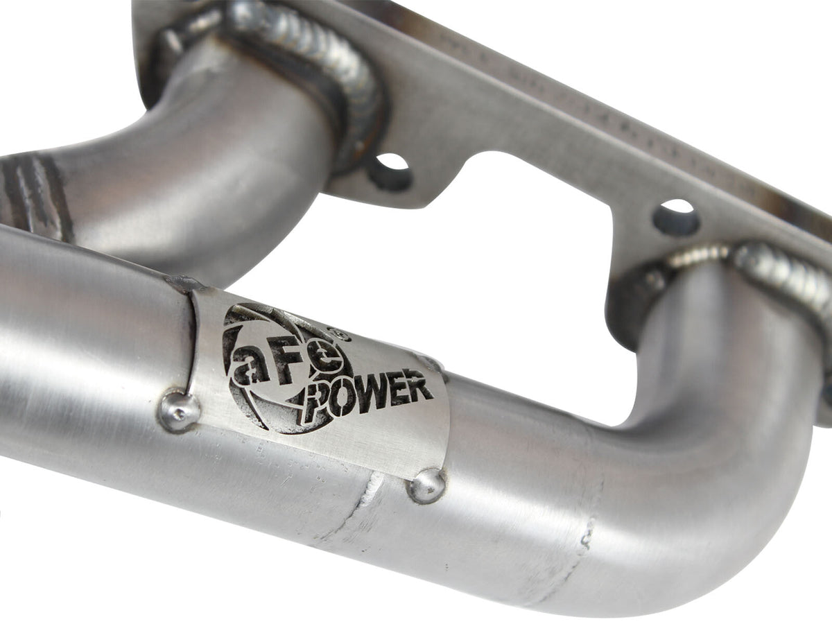 Twisted Steel 409 Stainless Steel Short Tube Header Jeep Wrangler (JK) 07-11 V6-3.8L w/o Gasket Or Seal aFe Power aFe Power