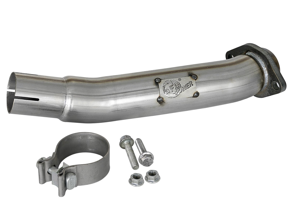 Twisted Steel 2-1/2 Inch 409 Stainless Steel Loop-Delete Downpipe Jeep Wrangler (Jl) 18-26/ Gladiator (Jt) 20-26 V6-3.6L aFe Power aFe Power