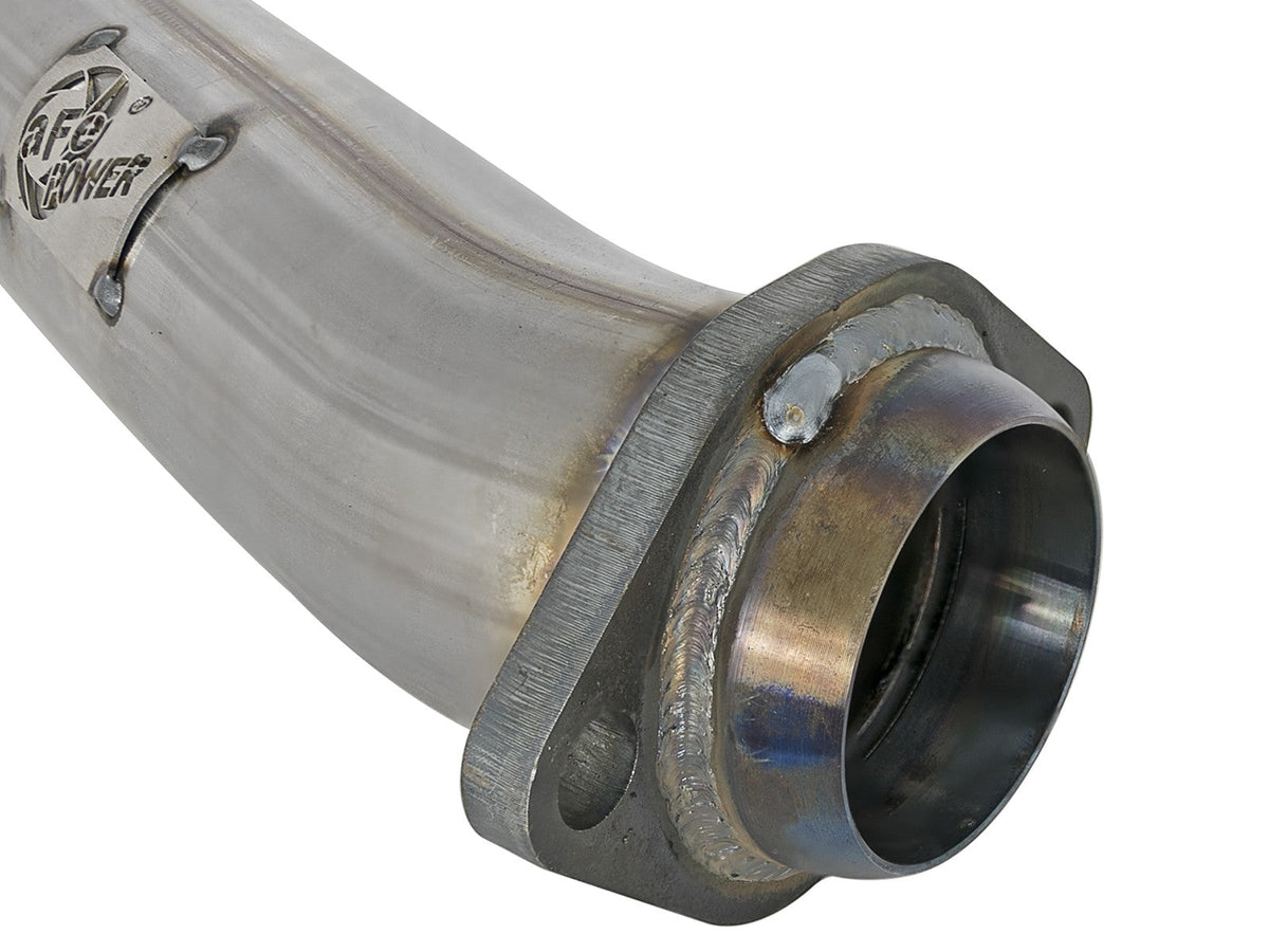 Twisted Steel 2-1/2 Inch 409 Stainless Steel Loop-Delete Downpipe Jeep Wrangler (Jl) 18-26/ Gladiator (Jt) 20-26 V6-3.6L aFe Power aFe Power