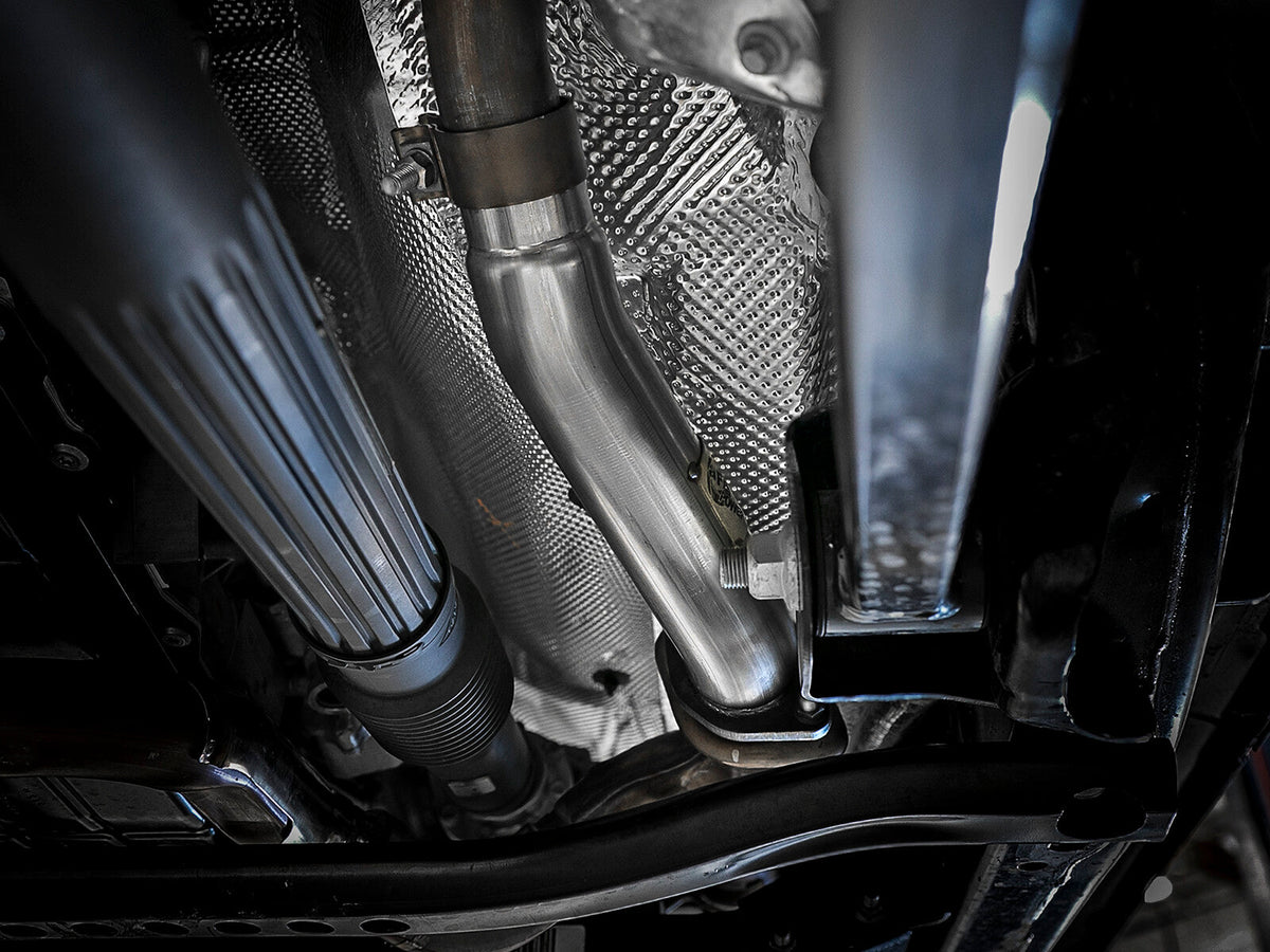 Twisted Steel 2-1/2 Inch 409 Stainless Steel Loop-Delete Downpipe Jeep Wrangler (Jl) 18-26/ Gladiator (Jt) 20-26 V6-3.6L aFe Power aFe Power