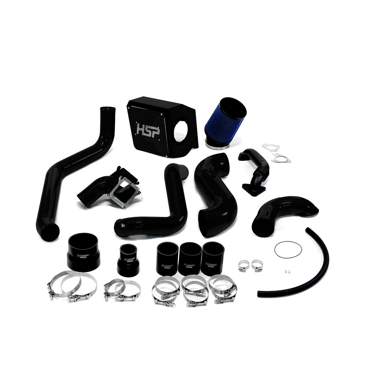 2007.5-2010 Chevrolet / GMC Max Air Flow Bundle Silk Satin Black HSP Diesel