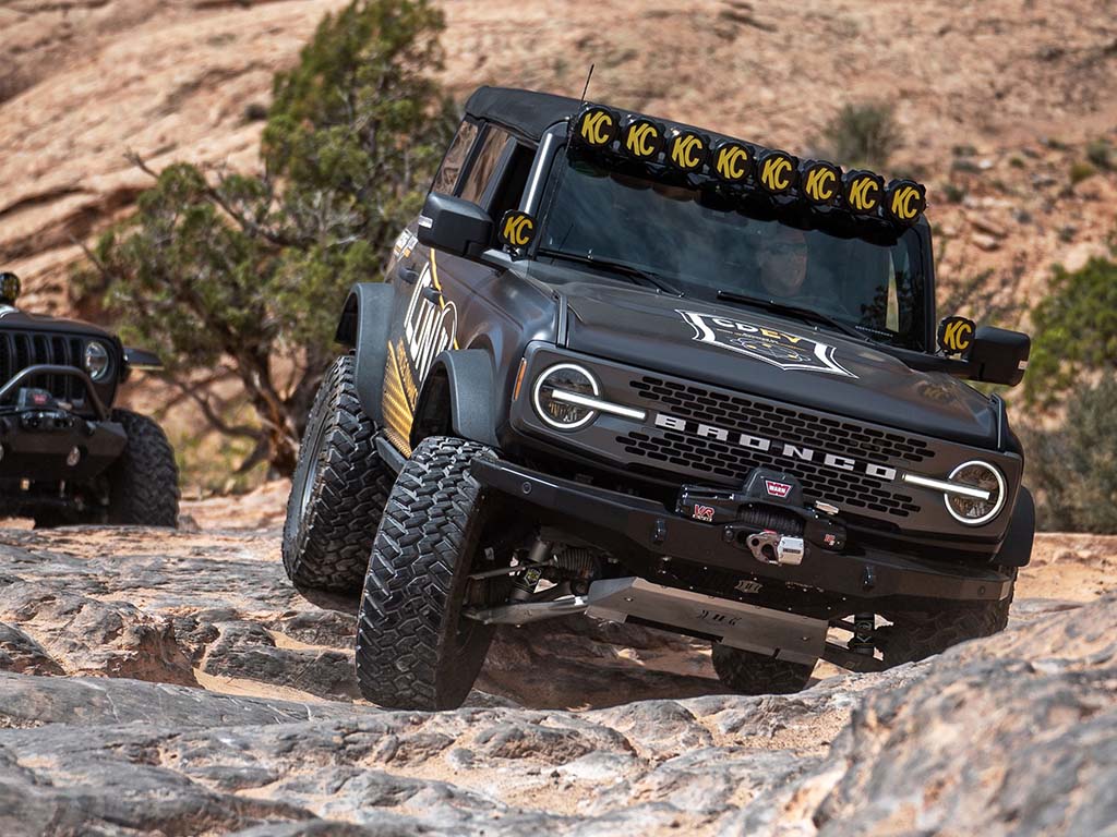 2021-2023 Ford Bronco Hoss 2.0 Pkg Rear 0-1.75 Inch Lift 2.5 Exp Series Coilover Icon Vehicle Dynamics Icon Vehicle Dynamics