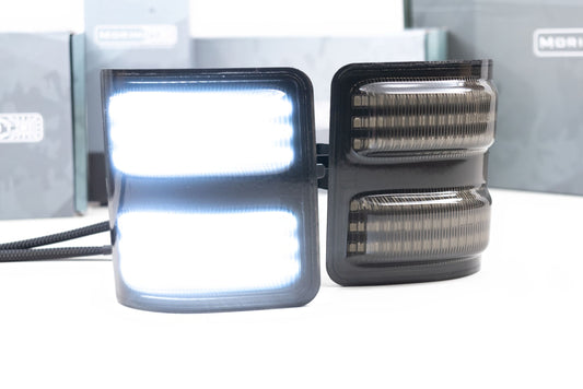 Morimoto Ford Super Duty (11-16): XB LED Side Mirror Lights Plug-N-Play LED Mirror Lights Driven Lighting Group