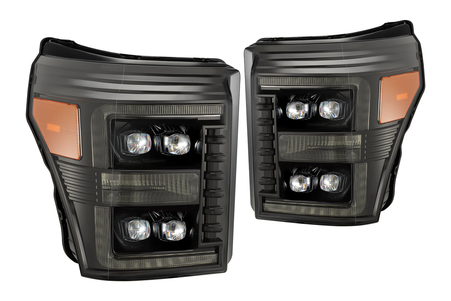 FORD SUPER DUTY (11-16): ALPHAREX NOVA HEADLIGHTS LED Projector Headlights Driven Light Group