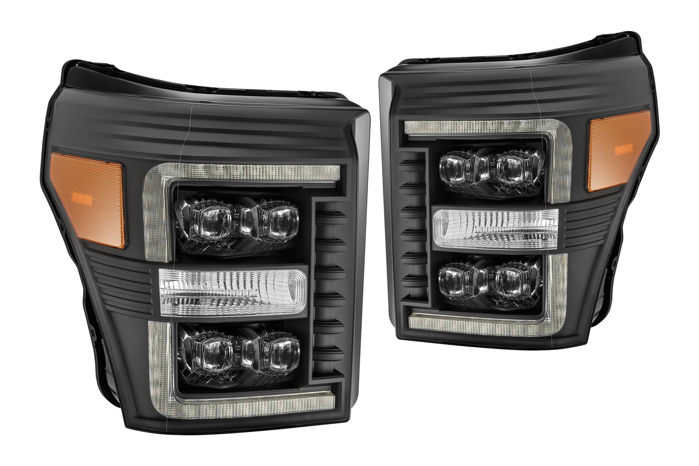 FORD SUPER DUTY (11-16): ALPHAREX NOVA HEADLIGHTS LED Projector Headlights Driven Light Group