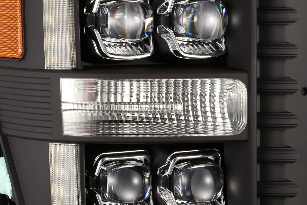 FORD SUPER DUTY (11-16): ALPHAREX NOVA HEADLIGHTS LED Projector Headlights Driven Light Group