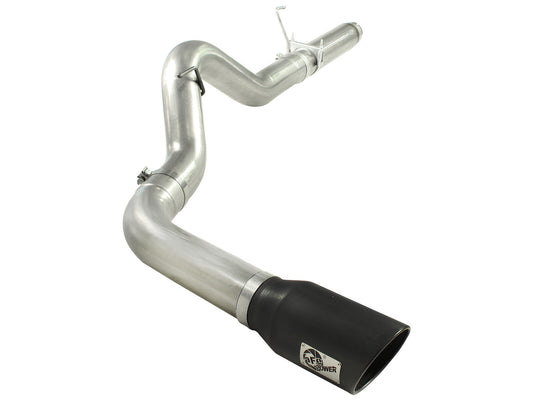 Atlas 5 Inch Aluminized Steel Dpf-Back Exhaust System w/Black Tip Dodge Diesel Trucks 07.5-12 L6-6.7L (td) aFe Power aFe Power