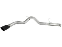 Atlas 5 Inch Aluminized Steel Dpf-Back Exhaust System w/Black Tip Dodge Diesel Trucks 07.5-12 L6-6.7L (td) aFe Power aFe Power