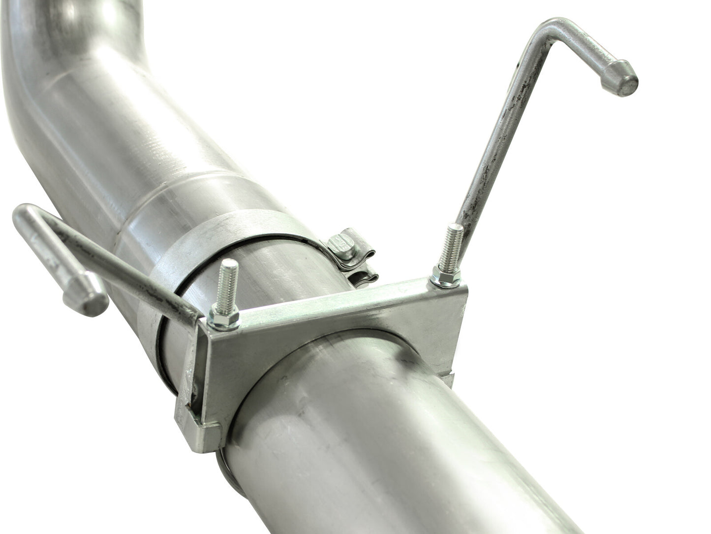 Atlas 5 Inch Aluminized Steel Dpf-Back Exhaust System w/Polished Tip Dodge Diesel Trucks 07.5-12 L6-6.7L (td) aFe Power