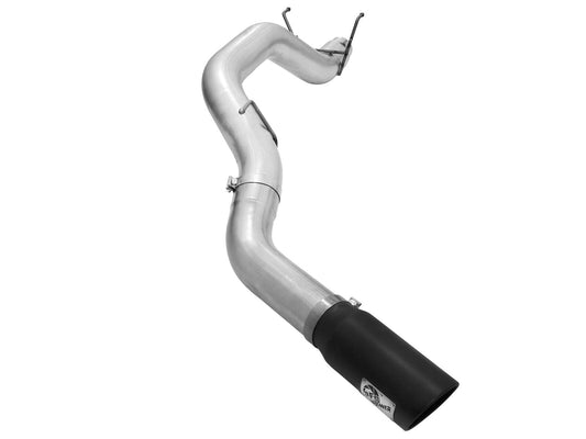 Atlas 5 Inch Aluminized Steel Dpf-Back Exhaust System w/Black Tip Dodge Ram Diesel Trucks 13-18 L6-6.7L (td)160.5/160 Inch Wheel-Base aFe Power aFe Power