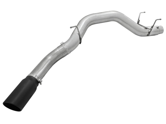 Atlas 5 Inch Aluminized Steel Dpf-Back Exhaust System w/Black Tip Dodge Ram Diesel Trucks 13-18 L6-6.7L (td)160.5/160 Inch Wheel-Base aFe Power