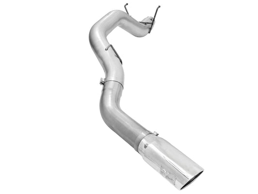 Atlas 5 Inch Aluminized Steel Dpf-Back Exhaust System w/Polished Tip Dodge Ram Diesel Trucks 13-18 L6-6.7L (td) aFe Power aFe Power